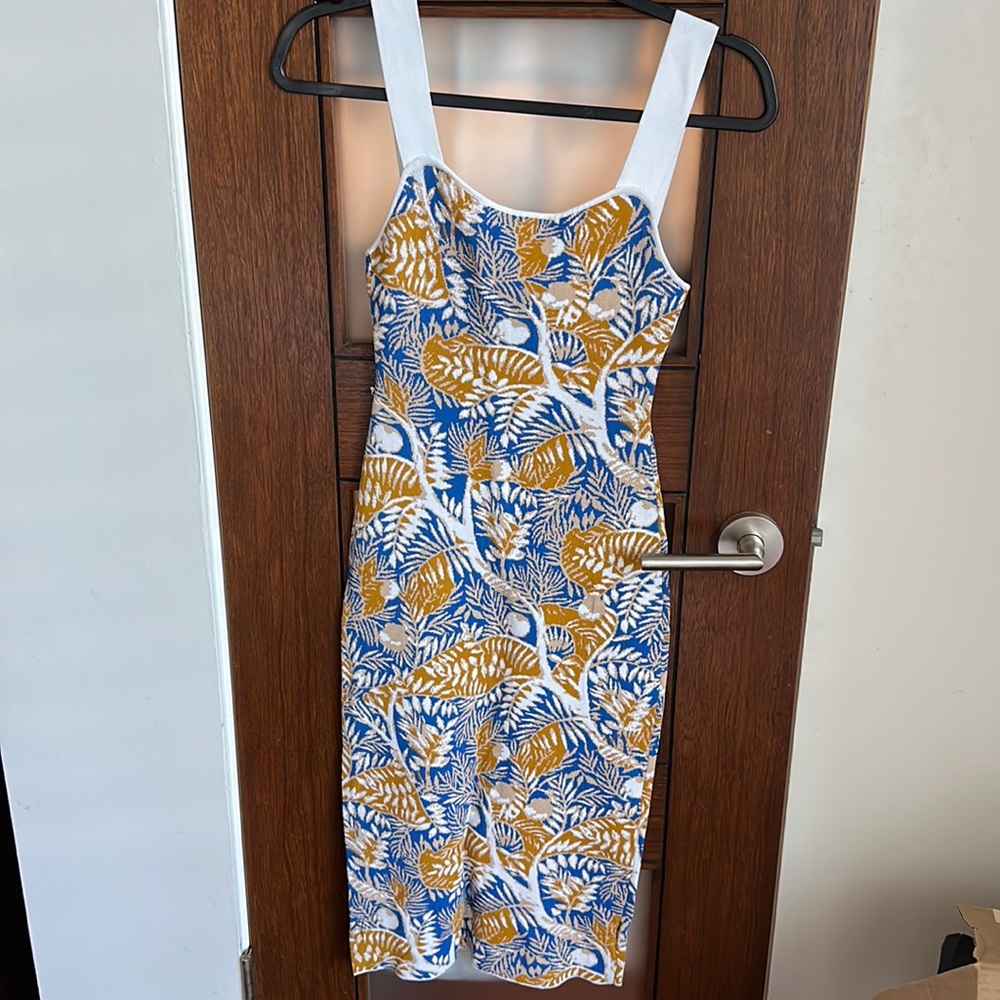 Staud never worn stretchy knit dress. Size XS.